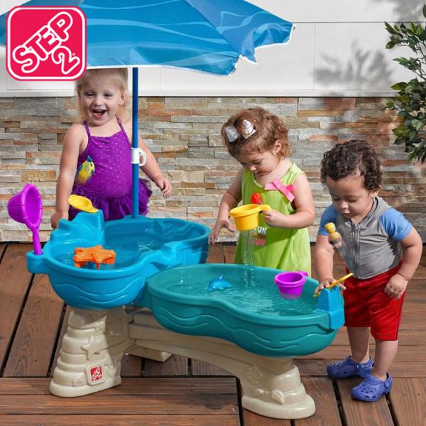 水遊び 遊具 おもちゃ スピル&amp;スプラッシュ シーウェイ ウォーターテーブル STEP2 86450...
