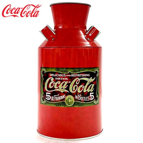 コカ・コーラ ミルク缶 オブジェ ゴミ箱 ブリキ缶 ブランド オシャレ コカコーラ Coca Col...