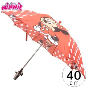 子ども傘 傘 キッズ 子供用 40cm ディズニー ミニーマウス 女の子 アンブレラ 雨具｜paranino
