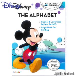 ワークブック アルファベット ディズニー キャラクター 英語 アルファベット練習帳 ドリル ミッキー プリンセス トイストーリー