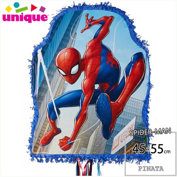 ピニャータ スパイダーマン バースデーパーティ 誕生日会 誕生日 飾り付け