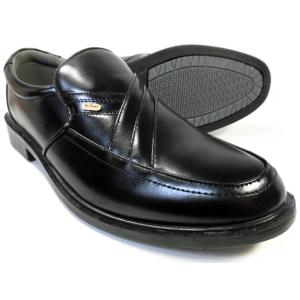 SLOVGH シャーリングスリッポン ビジネスシューズ（大きいサイズ 紳士靴）黒 ワイズ3E（EEE）28cm（28.0cm）、29cm（29.0cm）、30cm（30.0cm）｜parashoe