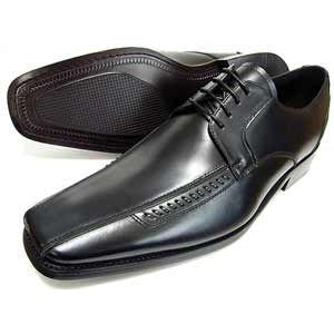 ANTONIO DUCATI 革底 スワールモカ ビジネスシューズ（大きいサイズ 革靴 紳士靴）黒 ...