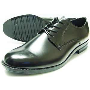 BRAVAS Lapel プレーントゥ ビジネスシューズ（大きいサイズ 革靴 紳士靴）黒 27.5c...