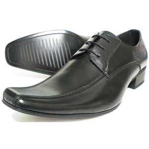 LASSU＆FRISS スワールモカ ビジネスシューズ（大きいサイズ 紳士靴）黒 27.5cm 28...