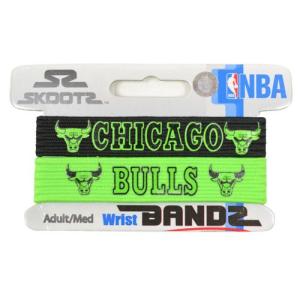 OK NBA(エヌビーエー) NEON BAND 2PACK SKOOTZ ネオングリーンリストバンド（2本組み）