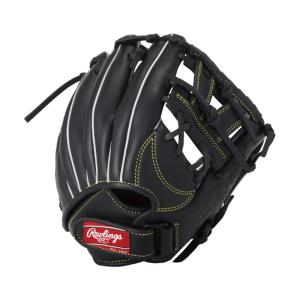 Rawlings(ローリングス) GJ8HT102-B キッズ 軟式野球グラブ ハイパーテック DP オールレザー 幼児 園児 幼稚園 本革