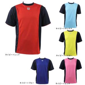 メール便OK WILSON(ウィルソン) WTA18HS TWO TONE BODY 半袖 アンダー...