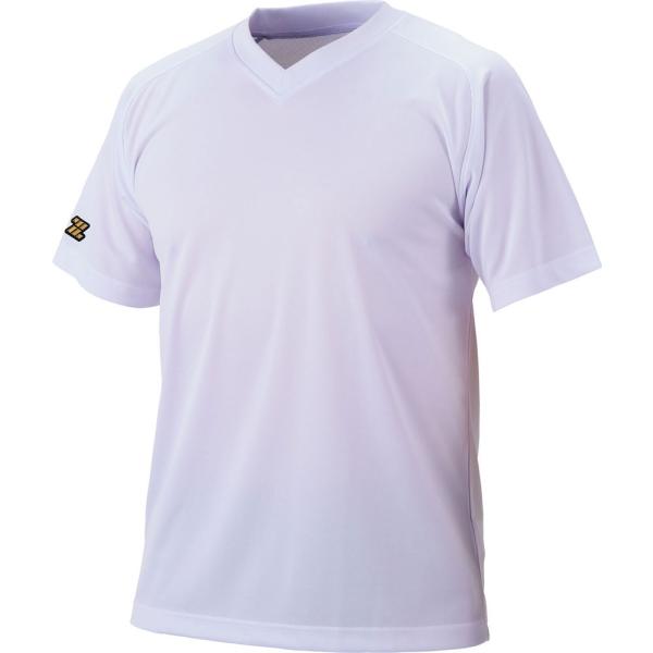 メール便OK ZETT(ゼット) BOT635 ベースボールVネックTシャツ 野球 半袖Tシャツ