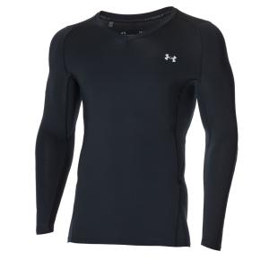 メール便OK UNDER ARMOUR(アンダーアーマー) 1371673 メンズ UAヒートギア フィッティド ロングスリーブ モックシャツ インナーシャツ｜paraspo