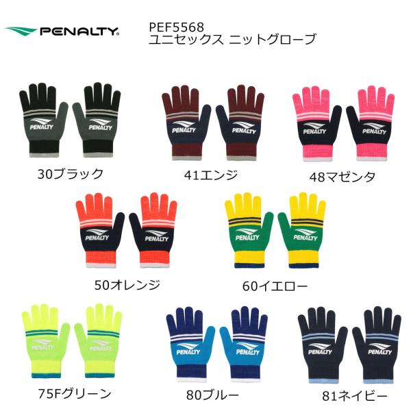 PENALTY(ペナルティ) PEF5568 ニットグローブ ユニセックス 秋冬 高ストレッチ トレ...