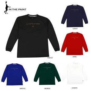 メール便OK IN THE PAINT(インザペイント) ITP22407 SIMPLICITY LONG SLEEVE SHIRTS バスケットボール ロンT