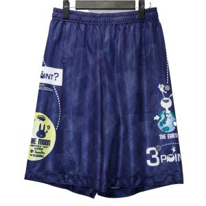 メール便OK Team Five APPL-090-01 メンズ リミテッド 昇華プラパン バスケットボールパンツ バスパン ネイビー