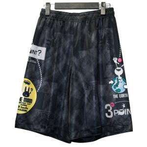 メール便OK Team Five APPL-090-08 メンズ リミテッド 昇華プラパン バスケットボールパンツ バスパン ブラック