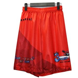メール便OK Team Five APPL-091-05 メンズ リミテッド 昇華プラパン バスケットボールパンツ バスパン レッド