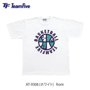 Team Five AT-9308 バスケットボール Tシャツ エアブラスト ロゴTシャツ 半袖
