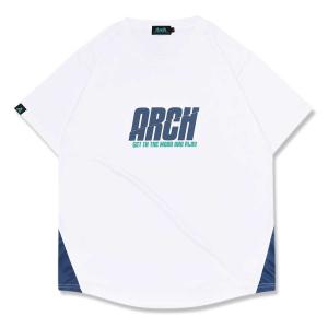 メール便OK Arch(アーチ) T123-150 Arch split logo tee  バスケットTシャツ ショートスリーブ｜paraspo