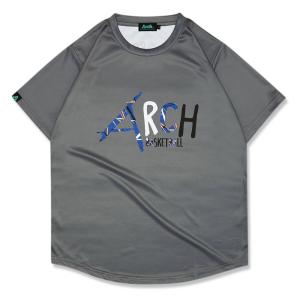 メール便OK Arch(アーチ) T124-103 Arch scratched tee バスケットボール 半袖Tシャツ プラクティスウェア｜paraspo