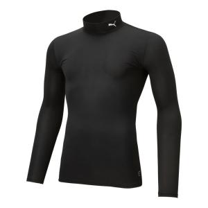 メール便OK PUMA(プーマ) 656331 コンプレッション モックネック LS シャツ メンズ サッカー フットサル インナーシャツ｜paraspo