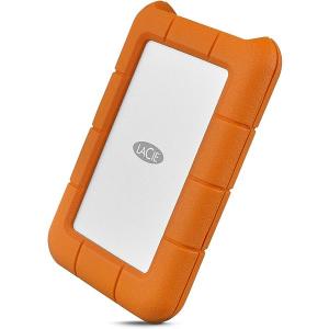Lacie 外付け ポータブル ハードディスク HDD 1TB Rugged USB-C STFR1000800 オレンジ USB 3.1 / 3.0 対応