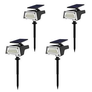 ガーデンライト 屋外 ソーラーライト 36LED 屋外照明 ソーラー充電 防水 高輝度 光センサー 夜自動点灯 埋め込み