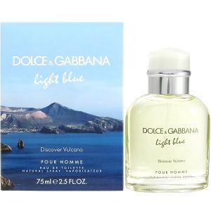 【25-26日P5・最大1,000円offクーポン】香水 ドルチェ＆ガッバーナ DOLCE＆GABBANA D&G ライトブルー ディスカバー ヴルカーノ EDT SP 75ml  フレグランス｜parfumearth