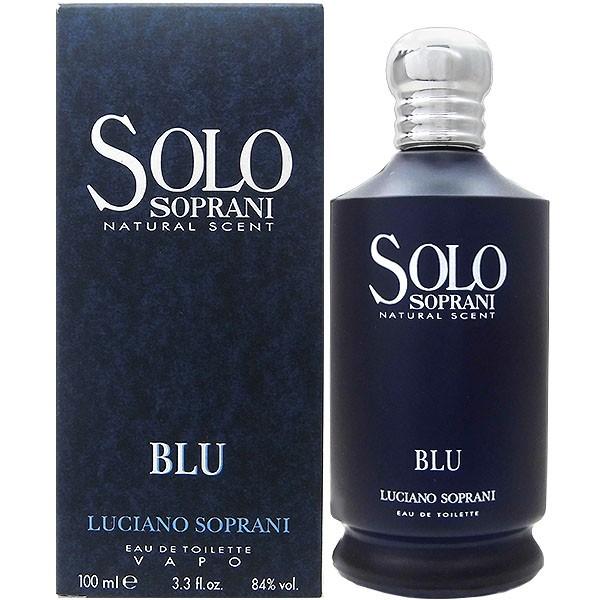 香水【ルチアーノ ソプラーニ】ソロ ブルー EDT SP 100ml【メンズ レディース】フレグラン...
