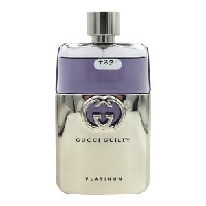 【最大1,000円offクーポン】香水 グッチ GUCCI ギルティ プラチナ エディション プールオム EDT SP 90ml【訳あり・テスター・未使用品】【メンズ】 フレグランス｜parfumearth