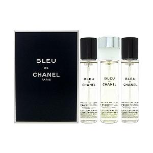 【最大1,000円offクーポン】香水 シャネル CHANEL ブルー ドゥ シャネル プールオム EDT SP 20ml ×3本セット リフィル 送料無料 【メンズ】 フレグランス｜PARFUM de EARTH