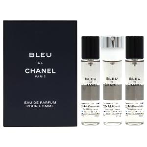 香水 シャネル CHANEL ブルー ドゥ シャネル プールオム EDP SP 20ml×3本セット リフィル　CHANEL BLEU DE CHANEL EDP TRAVEL SPRAY 【メンズ】 フレグランス