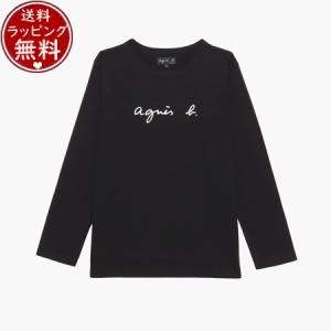 アニエスべー agnes b Tシャツ TS ロゴTシャツ ブラック Sサイズ｜paris-lounge