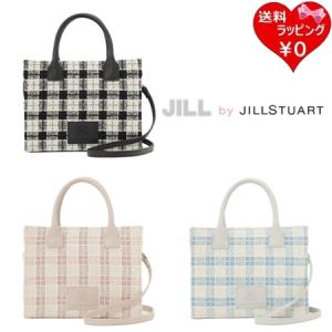 ジル バイ ジルスチュアート JILL by JILLSTUART トートバッグ ショルダーバッグ ツイードチェック2way レディース