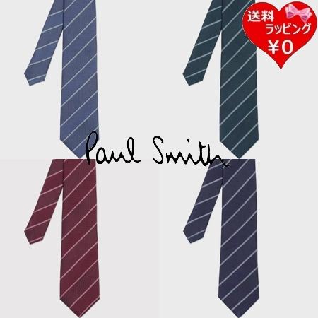 【送料無料】【ラッピング無料】ポールスミス Paul Smith ネクタイ エッジストライプ レジメ...