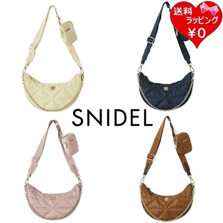 スナイデル SNIDEL ショルダーバッグ マルチウェイムーンバッグ　ミニ ポーチ つき  レディー...