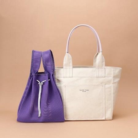 サマンサタバサ ハンドバッグ Dream bag for キャンバストート 大サイズ ラベンダー S...