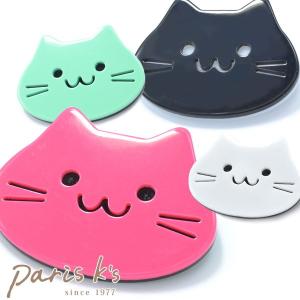 ブローチ ゆるかわ フェイス 缶バッジ 缶バッチ ねこ ネコ 猫 モチーフ にゃんこ ギフト プレゼント｜pariskids-net