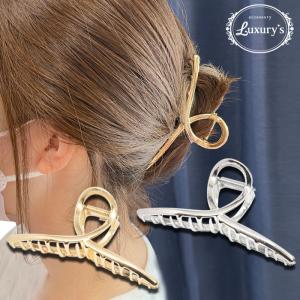 ■ バンス クリップ メタル ヘアアレンジ ヘアアクセサリー ヘアアクセ かわいい アクセサリー レディース Luxury's｜pariskids-net