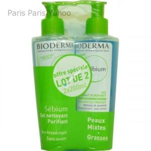 ビオデルマ Bioderma セビウム フォーミング ウォッシングジェル 2 × 200 ml