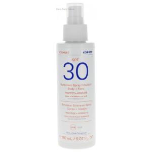 コレス Korres ヨーグルトサンエマルジョンスプレー ボディ＆フェイス SPF30 150ml