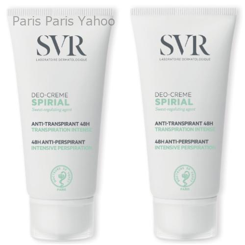 【並行輸入品】エスブイアール SVR スパイラル デオ クリーム 48H 2 x 50ml