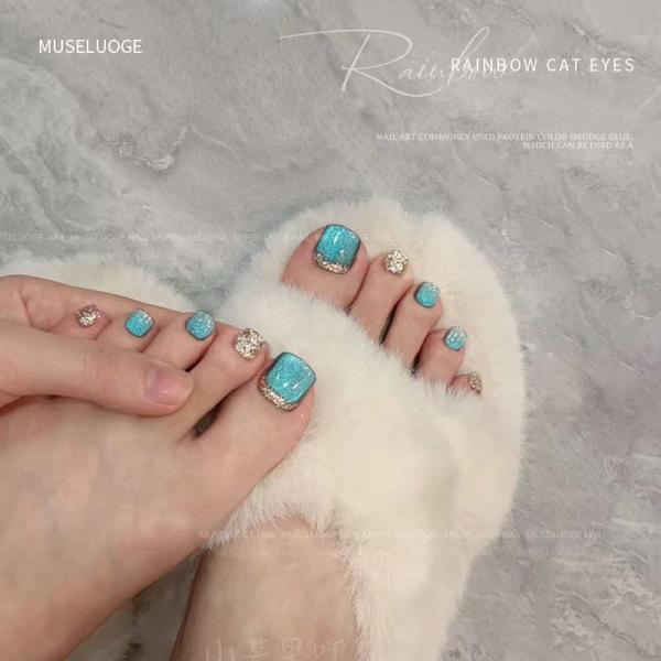 ネイルチップ 付け爪 つけ爪   簡単貼る  韓国 人気 夏に 繰り返し使える 剥がせる デコネイル...