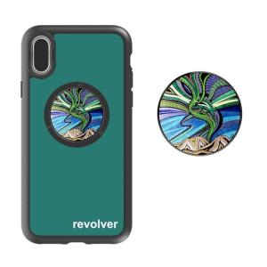 Revolver M6 Len Kit 6in1 iphoneX -IPLAYBOX  ZTYLUS  スピードレンズカメラ切り替え設計- アイフォンX　スマホー Design version -Aurora Borealis｜parisrose