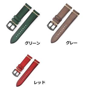 本革ベルト レザーベルト 腕時計バンド 革ベル...の詳細画像2