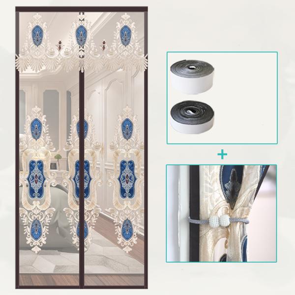 網戸 玄関カーテン 玄関網戸 ドア用 マグネット式網戸 出入り楽々 自動で閉まる 簡易あみ戸カーテン...