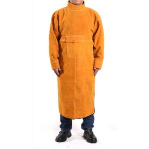 溶接エプロン 電気溶接防護服 溶接保護ジャケット 作業服 防護具 やけど 対策 防炎 アパレルスーツ...