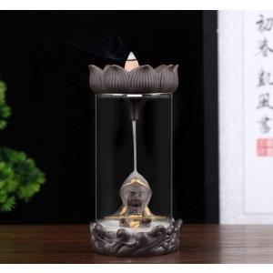 香炉 蒔絵 135-01 平丸獅子蓋 双鶴 床の間 置物 仏具 銅 ブロンズ
