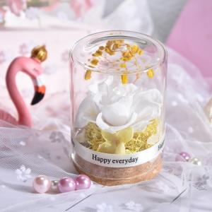 プリザーブドフラワー ガラスポット ケース入り...の詳細画像3