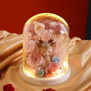 プリザーブドフラワー ガラスポット ケース入り...の詳細画像4