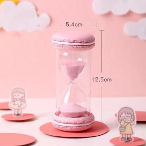 砂時計 アンティーク風 15分計 回転式 楕円 タイマー ブロンズ枠