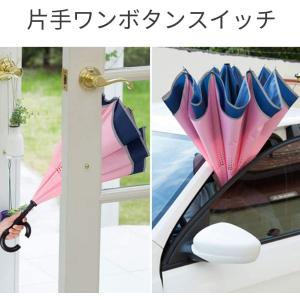 傘 長傘 雨傘 逆さ傘 さかさま傘 自立傘 手...の詳細画像2